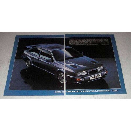 1986 Ford Sierra RS Cosworth Car Ad - Engineering