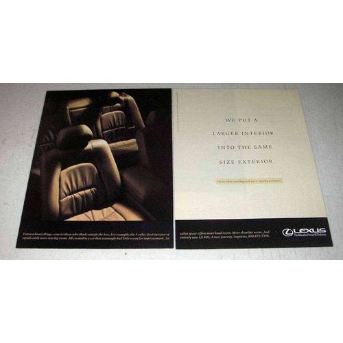 1994 Lexus LS 400 Car Ad - Larger Interior