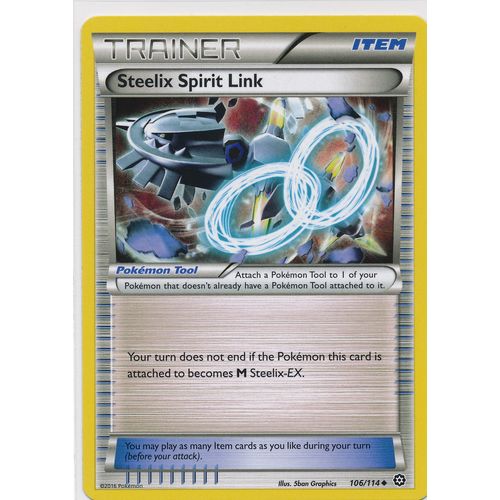 Pokemon XY Steam Siege 106/114 Steelix Spirit Link