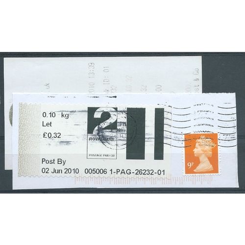 2010 2ND CLASS POST & GO (LONDON W2) ON PIECE(EBID50-418XL)