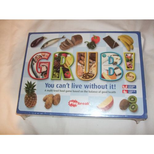 New GRUB The Fun Family Food Game From Playbreak 2007 Made in the UK