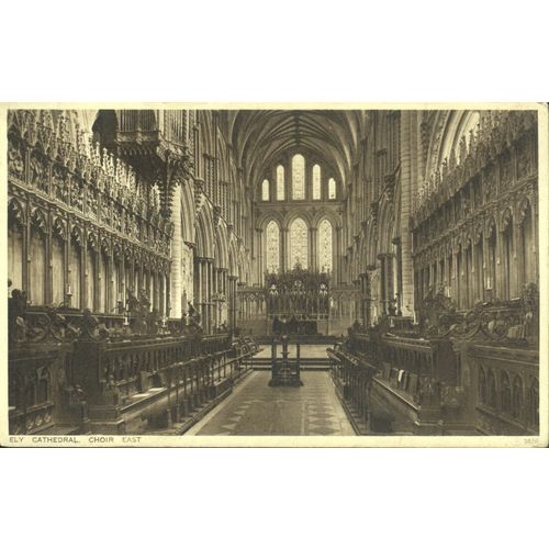 Vintage PC - Ely Cathedral, The Choir East, Cambridgeshire