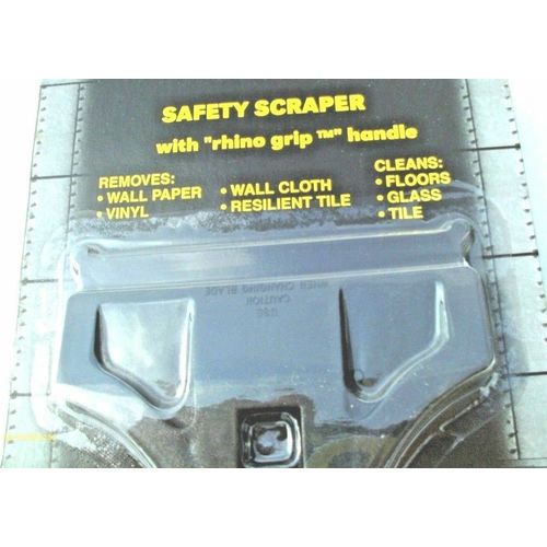 Safety Scraper Soft GRIP Paint Wallpaper Windows Stripper Razor Blade Removal