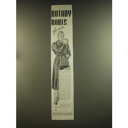 1939 Botany Robes Ad - Botany Robes for men