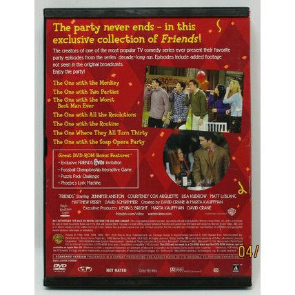 Friends The One With All The Parties DVD 2003 (L6)