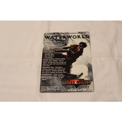 1995 Fleer Ultra Waterworld PROMO SHEET