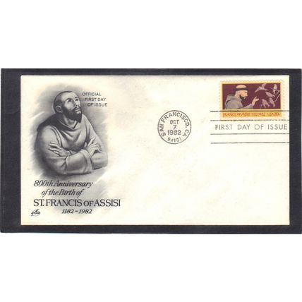 FDC Art Craft 2023 20c St. Francis (Cachet-U/A) CV00101