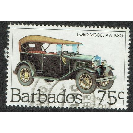 Barbados 1983 Classic Cars 75c Multicoloured SG732 FU