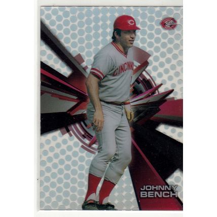 2015 Topps High Tek Dots Johnny Bench baseball card #HT-JB – HOF Reds