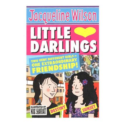 Jacqueline Wilson Little Darlings Childrens Book Postcard