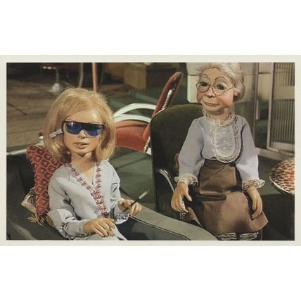 Lady Penelope & Grandma Thunderbirds TV Show Postcard