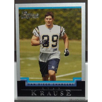 2004 Bowman RYAN KRAUSE (Chargers) Rookie card #176