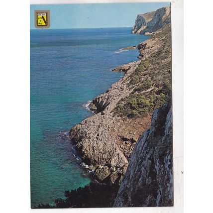 Denia Cabo de San Antonio Spain Postcard posted creased