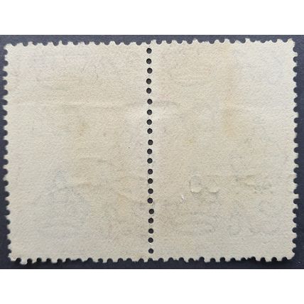 Ceylon: 1938-49 2c black & carmine SG386C MH PAIR