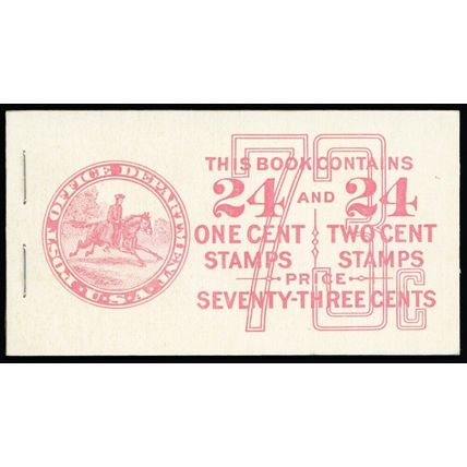 BK68, Complete Booklet in VF Condition CV $100. - Stuart Katz