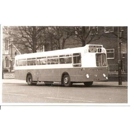 Black & White Photograph of Southend Corporation Transport - MJN 216F