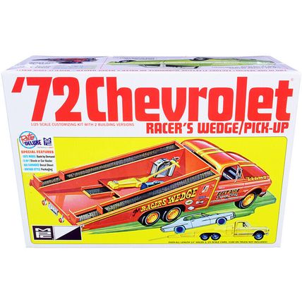 Skill 2 Model Kit 1972 Chevrolet Pickup Truck Racer's Wedge 2-in-1 Kit 1/25 S...