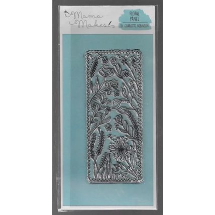 Mama Makes. Floral Panel Stamp Set. Stamping Cardmaking Scrapbooking