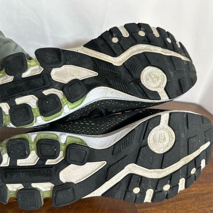 Reebok Men's Running Shoes Size 9 Black Green Low Top Athletic Sneaker