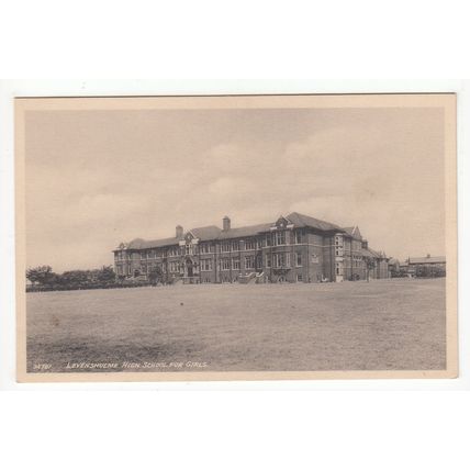 High School for Girls Levenshulme Postcard Manchester Lancashire 34781
