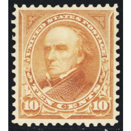 282C, Mint VF H 10¢ - (Gum skips) SCV $175 * Stuart Katz
