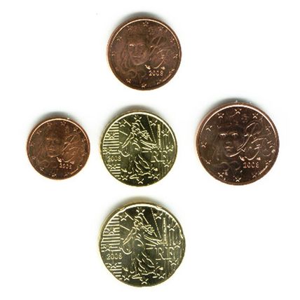 France 2008 - Set of Euro Coins (UNC)