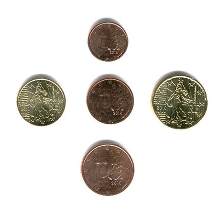 France 2010 - Set of Euro Coins (UNC)
