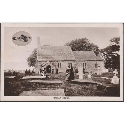 Heysham Church, Lancashire, c.1910s - West End Stores RP Postcard