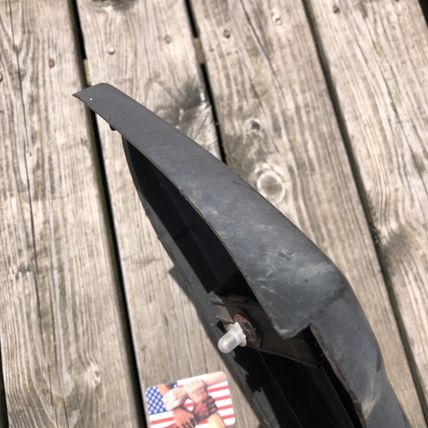 Volvo 740 760 OEM Left Rear Bumper End Cap Filler Trim Black OEM 1392922