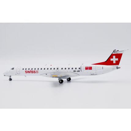 ERJ-145LU SWISS REG: HB-JAK WITH STAND - JC WINGS XX20441 1/200 - PRE ORDER