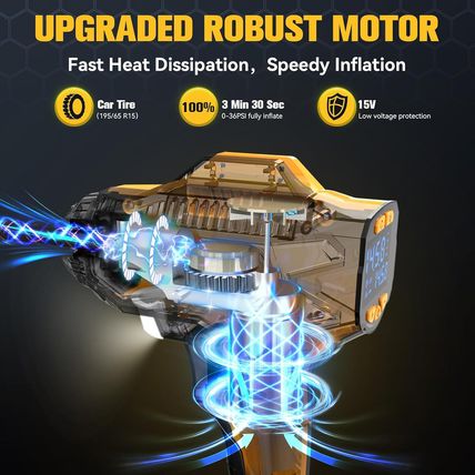 Cordless Tire Inflator Air Compressor for Dewalt 20V Max Battery, 160PSI Portabl
