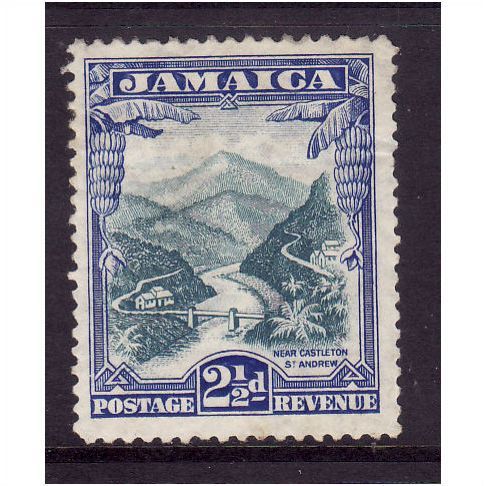 Jamaica 1932 2 1/2d WAG Water River M / MINT