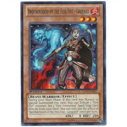 YuGiOh Lord of the Tachyon Galaxy - LTGY-EN027 - Brotherhood of the Fire Fist