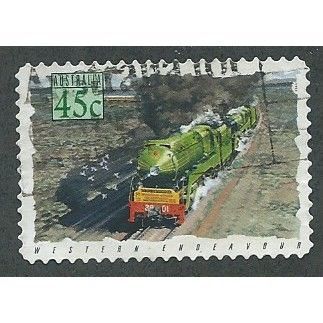 AUS 1993 45c (S/A) 'TRAINS- WESTERN ENDEAVOUR' FINE USED (EBID35-804)