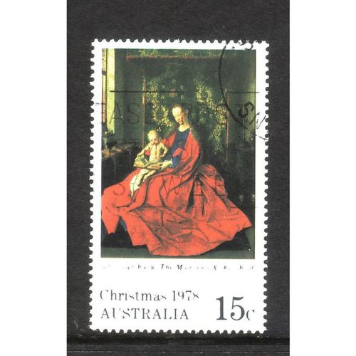 AUSTRALIA 1978 SG 696 15c MADONNA AND CHILD FINE USED#
