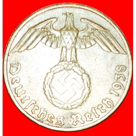 SWASTIKA: GERMANY ★ 5 PFENNIG 1938E! LOW START ★ NO RESERVE!