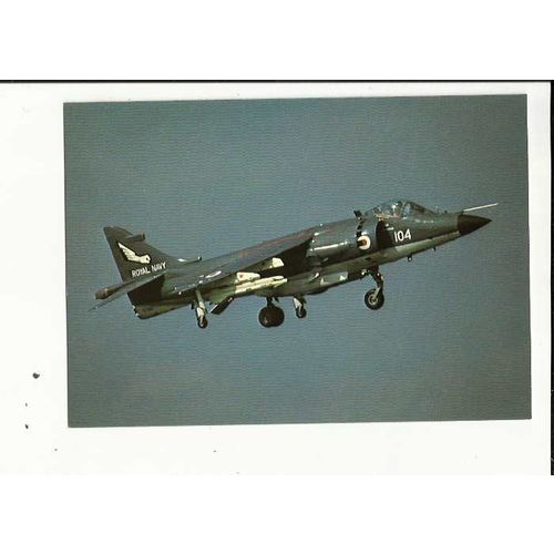 Aviation SEA HARRIER FRS.1 Postcard by Skilton & Fry (374)