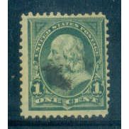 Used 279 1c Benjamin Franklin Barely Clears M04464