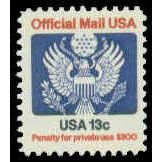O129 13c Eagle Fine MNH G0597