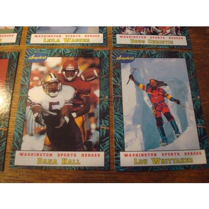 1992, RARE, Complete set of 8, Little Sun/Snyders Bread, Washington Sports Heroe