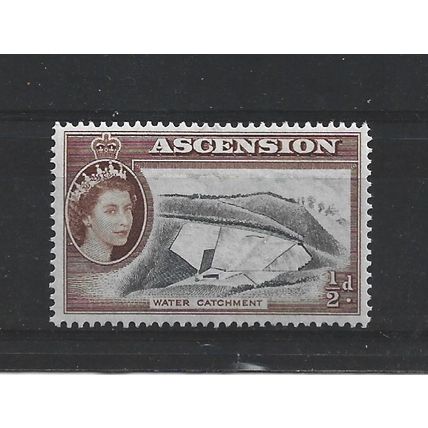 Ascension.SG57 1/2d Water Catchment.Mounted Mint.Aug24