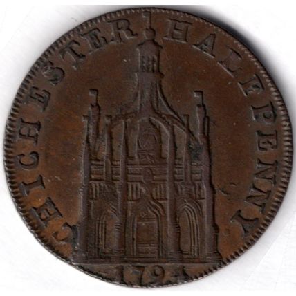 Great Britain. Chichester Halfpenny 1794. dy20843