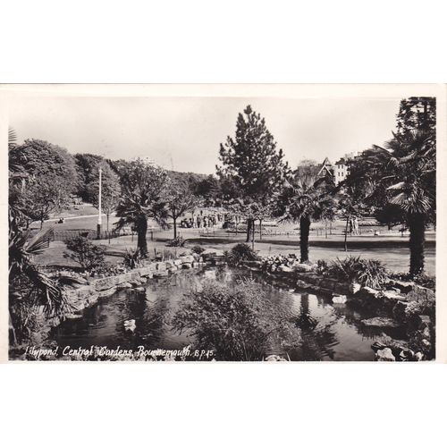 Lilypond Central Gardens Bournemouth Dorset Postcard (DOR72583)