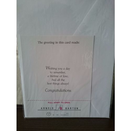 Wedding Day Cards - For The Bride & Groom - pink