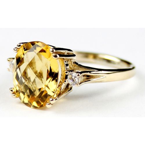 Citrine, 10KY Gold Ring, R150