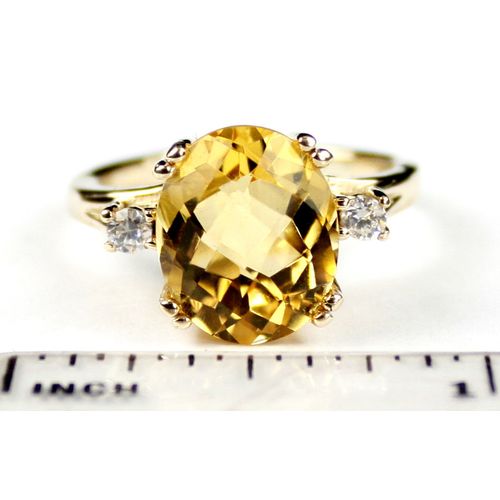 Citrine, 10KY Gold Ring, R150