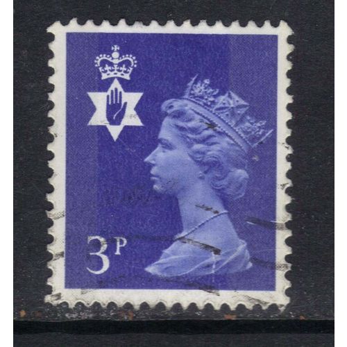 Northern Ireland GB 1971 - 93 3p Ultramarine Machin SG NI 13 (D821)