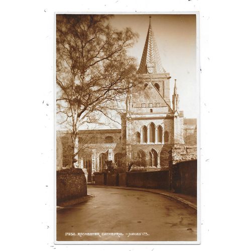 JUDGES PUBLISHED REAL PHOTOGRAPHIC POSTCARD OF ROCHESTER CATHEDRAL KENT (2849)