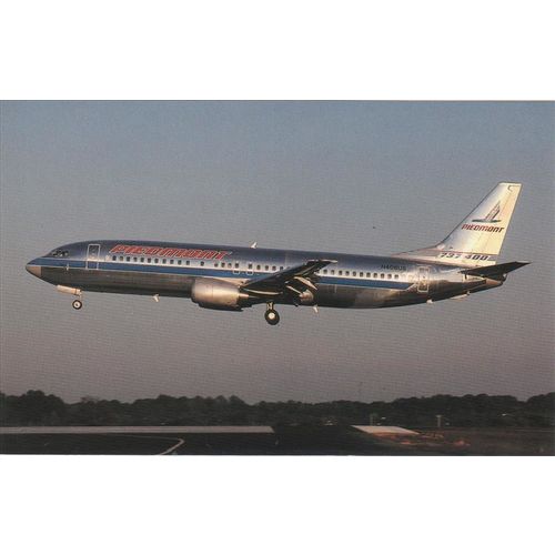 Piedmont Airlines Boeing B737 401 Civil Aviation Postcard (A19881)