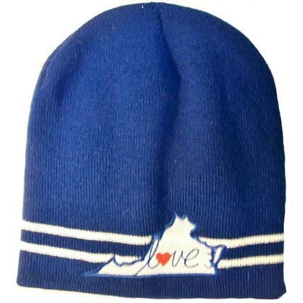 Virginia Love Beanie Knit Cap